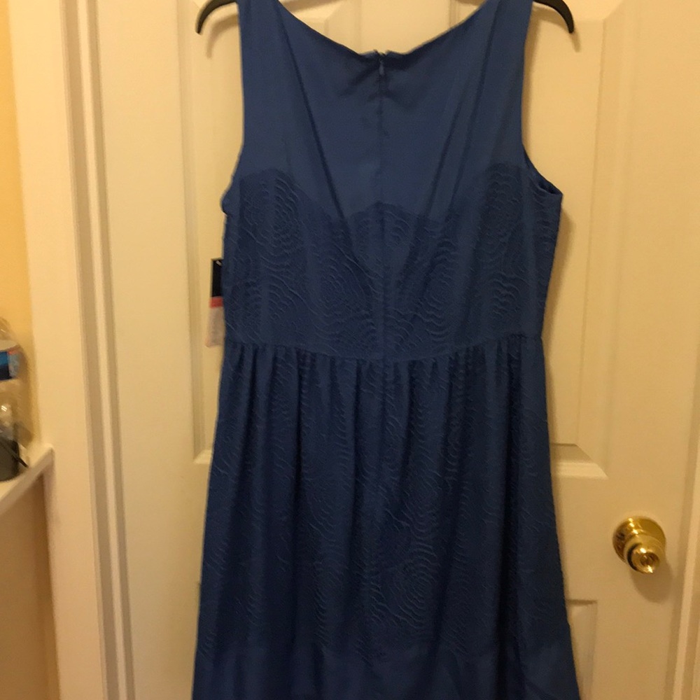 Blue Antonio Melani cocktail dress size 12 - Picture 5 of 5